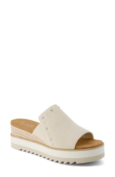 Toms Diana Mule Sandal In White