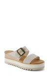 Toms Diana Platform Slide Sandal In Natural