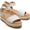 Toms Diana Platform Wedge Sandal