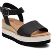 Toms Diana Platform Wedge Sandal