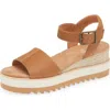 Toms Diana Platform Wedge Sandal