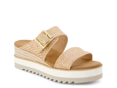 Toms Diana Wedge Sandal In Brown