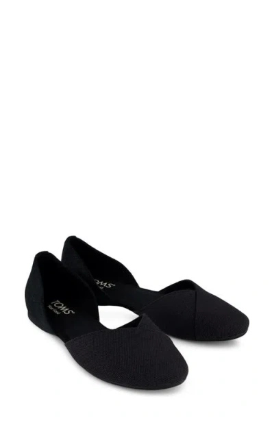 Toms D'orsay Flat In Black