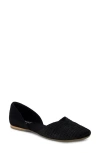 Toms D'orsay Flat In Black
