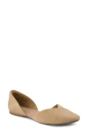 Toms D'orsay Flat In Brown