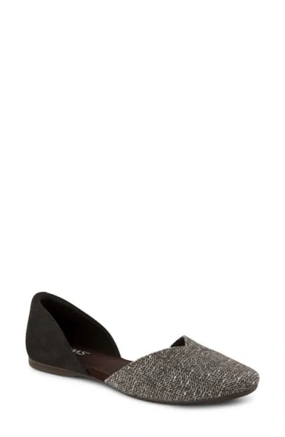 Toms D'orsay Flat In Brown