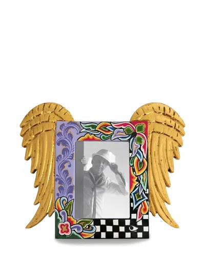 Toms Drag Angel-wing Photo Frame In Yellow