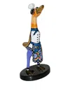 Toms Drag Chef-duck Sculpture (23cm X 12cm) In Blue