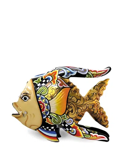 Toms Drag Large Oscar Fish Ornament In Gold