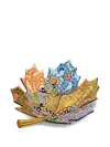 Toms Drag Maple-leaf Decorative Tray (40cm X 30cm) In Gold