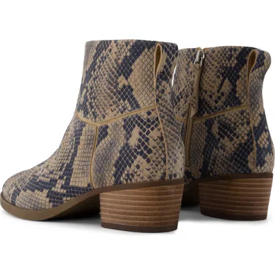 Toms Elia Leather Bootie In Multi