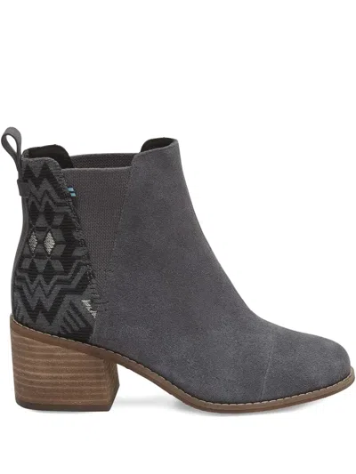 Toms Esme Ankle Boots In Gray