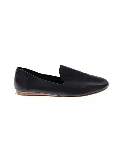 Pre-owned Toms Flats In Black