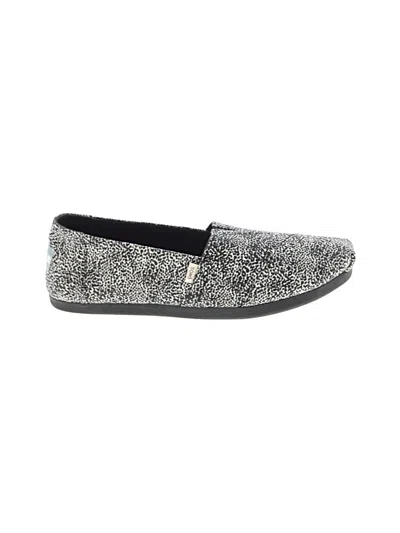 Pre-owned Toms Flats In Black