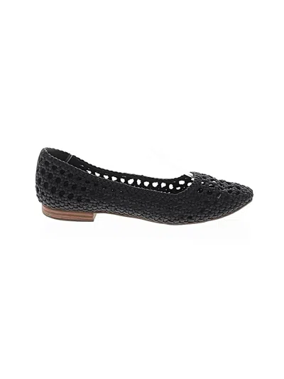 Pre-owned Toms Flats In Black