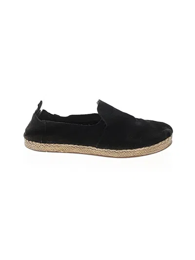 Pre-owned Toms Flats In Black