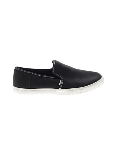 Pre-owned Toms Flats In Black