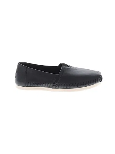Pre-owned Toms Flats In Black