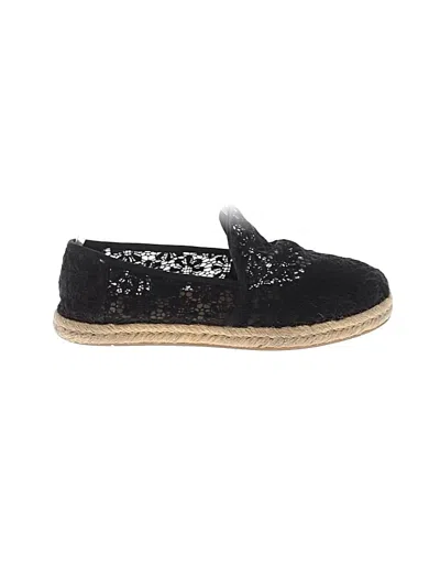 Pre-owned Toms Flats In Black