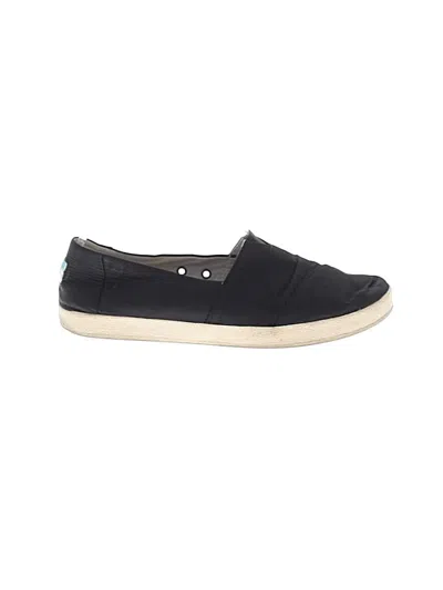 Pre-owned Toms Flats In Black