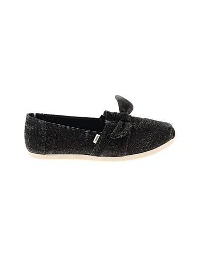 Pre-owned Toms Flats In Black