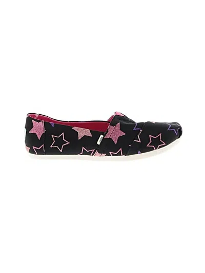 Pre-owned Toms Flats In Black