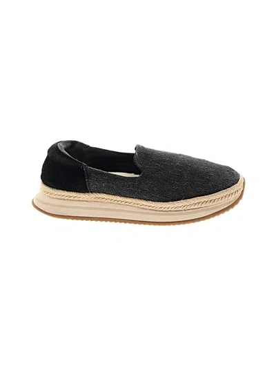 Pre-owned Toms Flats In Black