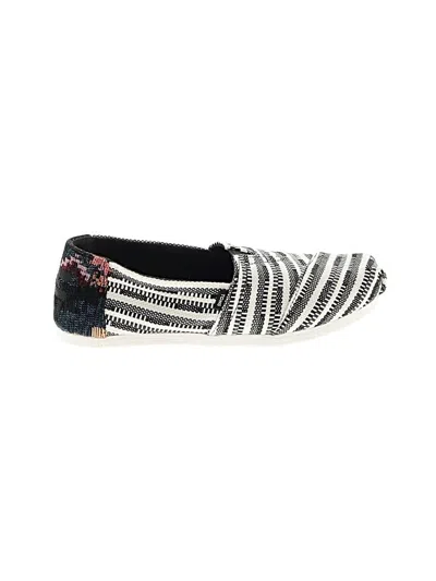 Pre-owned Toms Flats In Black