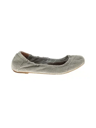 Pre-owned Toms Flats In Blue