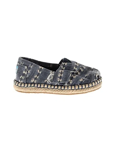 Pre-owned Toms Kids' Flats In Blue