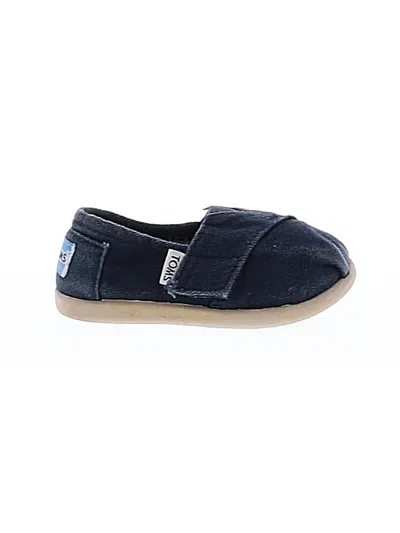Pre-owned Toms Kids' Flats In Blue