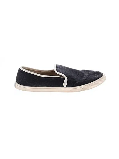 Pre-owned Toms Flats In Blue