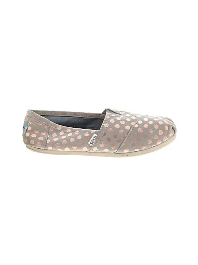 Pre-owned Toms Flats In Brown