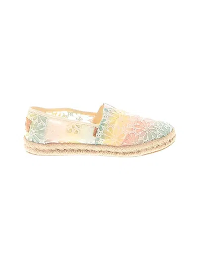 Pre-owned Toms Flats In Brown