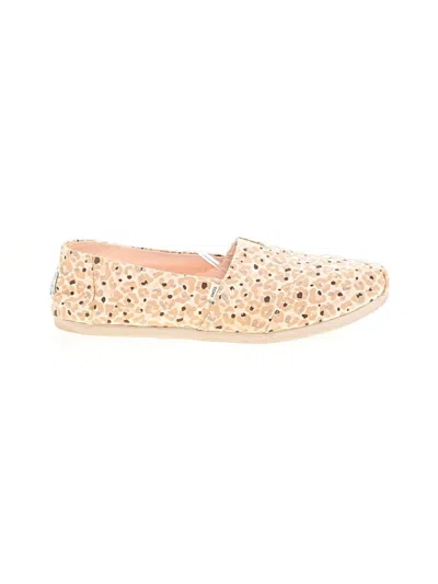Pre-owned Toms Flats In Gold