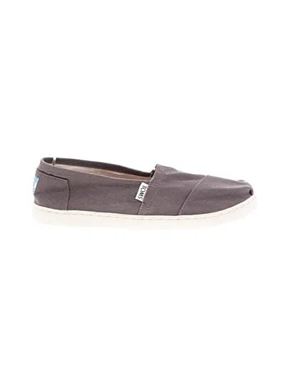 Pre-owned Toms Flats In Gray