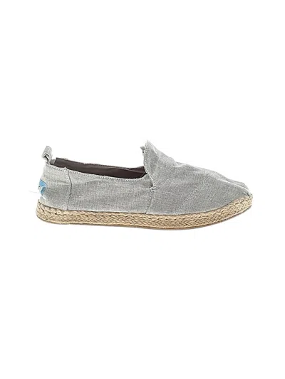 Pre-owned Toms Flats In Gray