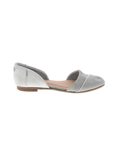 Pre-owned Toms Flats In Gray