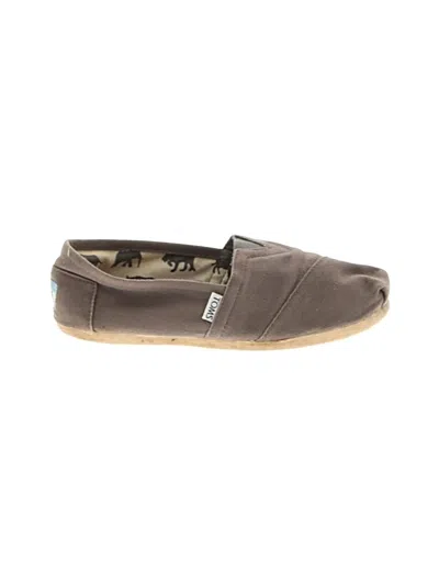 Pre-owned Toms Flats In Gray