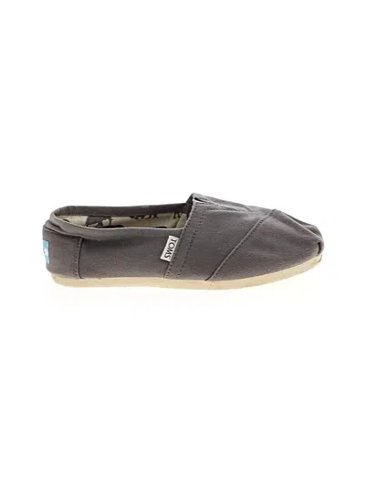 Pre-owned Toms Flats In Gray
