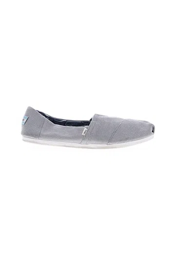 Pre-owned Toms Flats In Gray