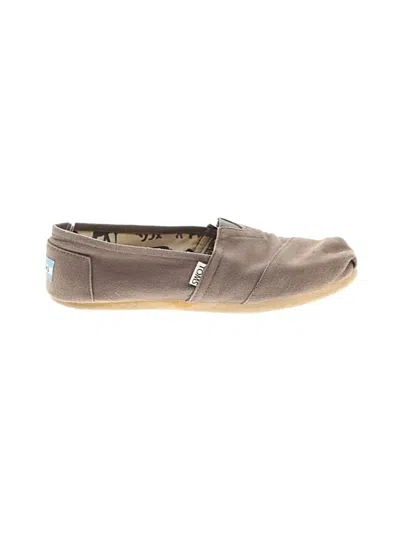 Pre-owned Toms Flats In Gray