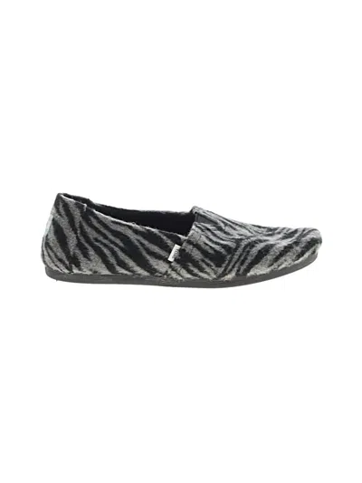 Pre-owned Toms Flats In Gray