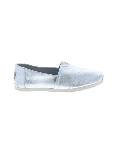Pre-owned Toms Flats In Gray