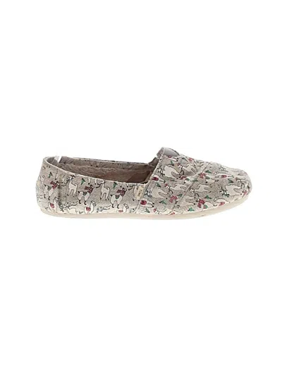 Pre-owned Toms Flats In Gray