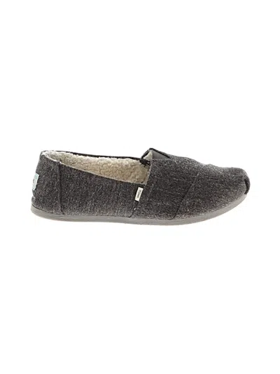 Pre-owned Toms Flats In Gray