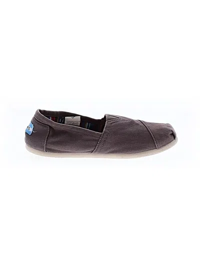 Pre-owned Toms Flats In Gray