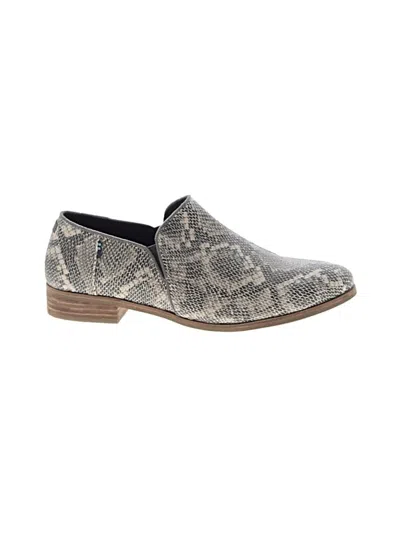 Pre-owned Toms Flats In Gray