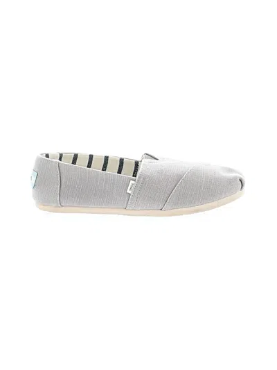 Pre-owned Toms Flats In Gray