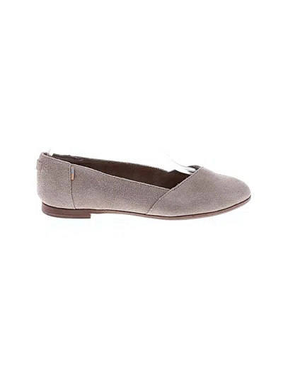 Pre-owned Toms Flats In Gray